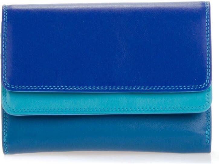 Mywalit Ladies Double Flap Purse Wallet seascape Dames portemonnee
