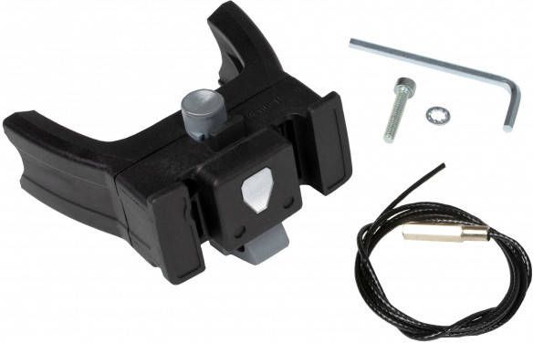 Ortlieb Handlebar Mounting Set E Bike No Lock Stuurhouder zwart/grijs