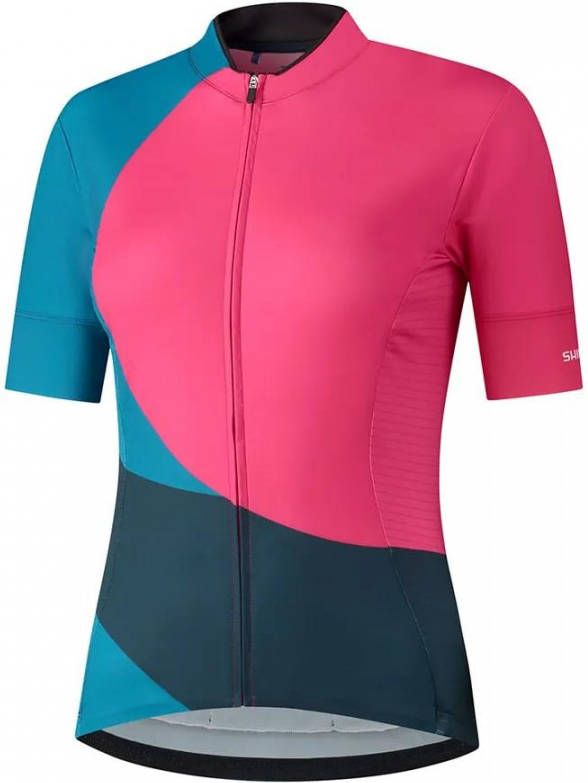 Shimano Fietsshirt Wielershirt Sumire M Dames Roze/Blauw