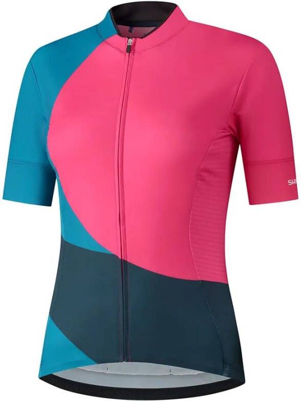 Shimano Fietsshirt Wielershirt Sumire S Dames Roze/Blauw