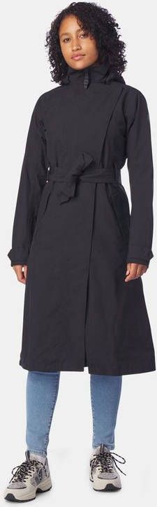 AGU Urban Outdoor Trenchcoat Long Dames Zwart