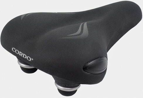Cordo Comfort Rider Gel Fietszadel Heren Zwart