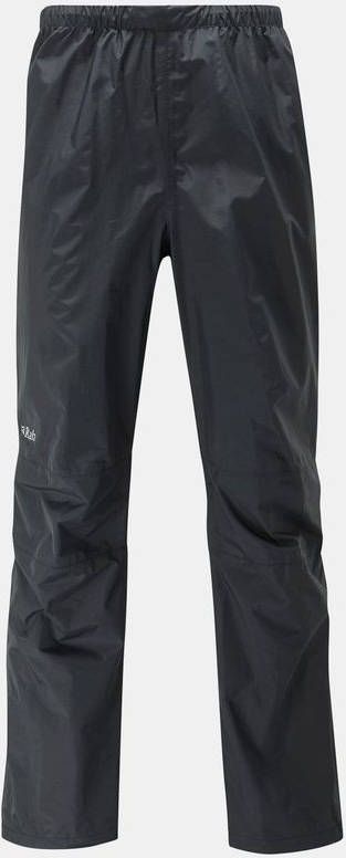 Rab Downpour Regenbroek Lichtgewicht Regular Zwart