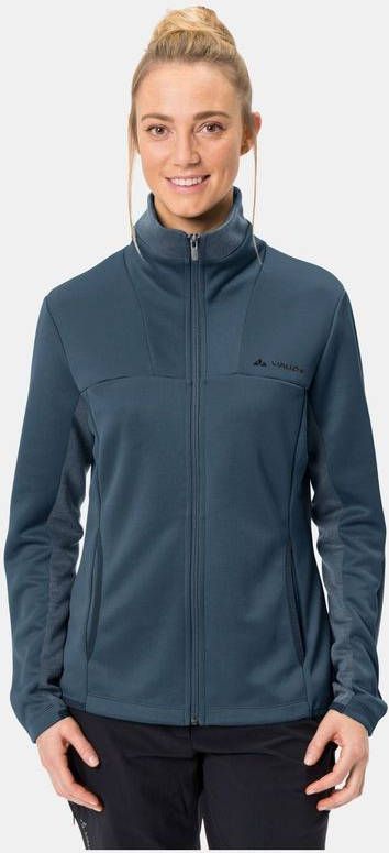 Vaude Neyland Stretch Fleecevest Dames Blauw