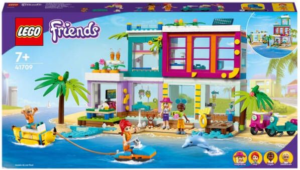 Lego Friends Holiday Beach House Summer Dollhouse Set(41709 )