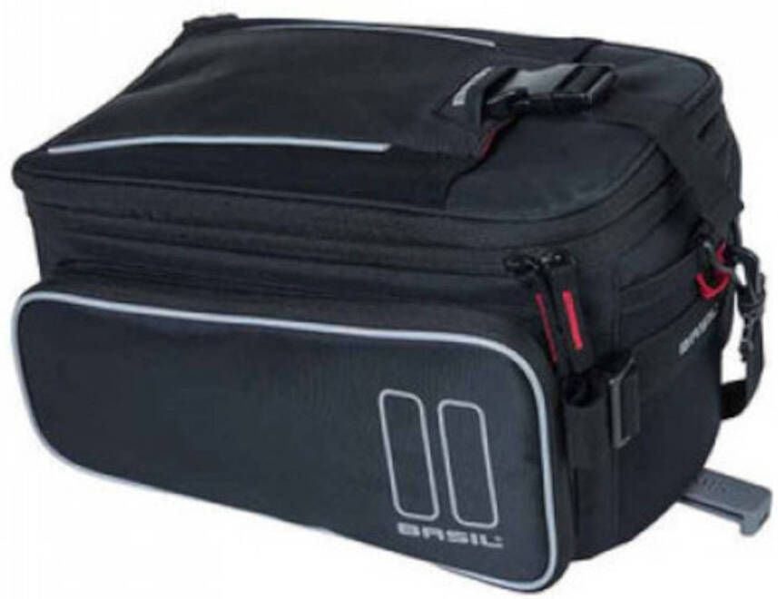 Basil bagagedragertas sport design trunkbag mik 7 tot 15 liter Zwart online kopen