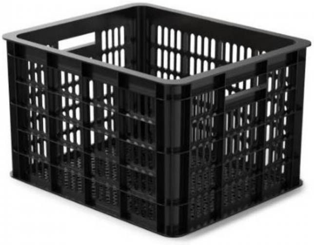 Basil Fietskrat Crate medium 33 liter 40 x 33 x25 cm zwart