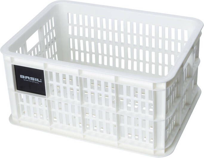 Basil Kunststof Fietskrat Small klein Bright White