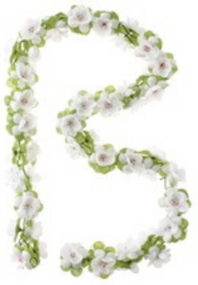 Basil Roses Flower Garland Bloemenstreng Wit