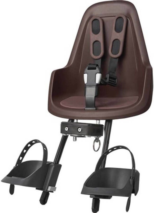 Bobike ONE Mini fietsstoeltje voor coffee brown