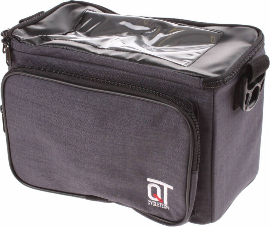 Cycle Tech Stuurtas Classic Grijs 6 Liter
