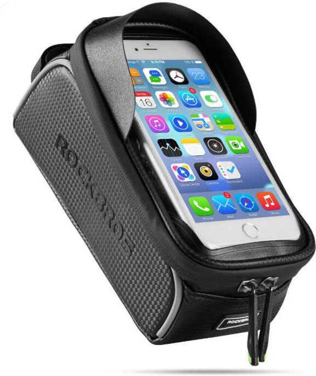 Decopatent Pro Waterdichte Fiets Frametas Met Telefoonhouder En Opbergvak Fiets