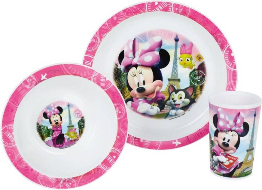Disney Kinder Ontbijt Set Minnie Mouse 3 delig Serviessets