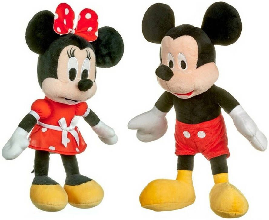 Disney Pluche Knuffels Set Mickey En Minnie Mouse 30 Cm Knuffelberen