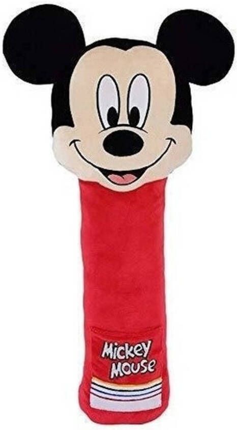 Disney Xl Pluche Mickey Mouse Auto Gordelhoes/gordelbeschermer 50 Cm Gordelhoezen