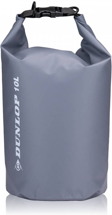 Dunlop Drybag 10 Liter Waterdichte Tas Duurzaam Pvc Stof En Waterdichte Zak Unisex Grijs