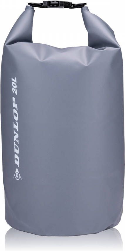 Dunlop Drybag 20 Liter Waterdichte Tas Duurzaam Pvc Stof En Waterdichte Zak Unisex Grijs