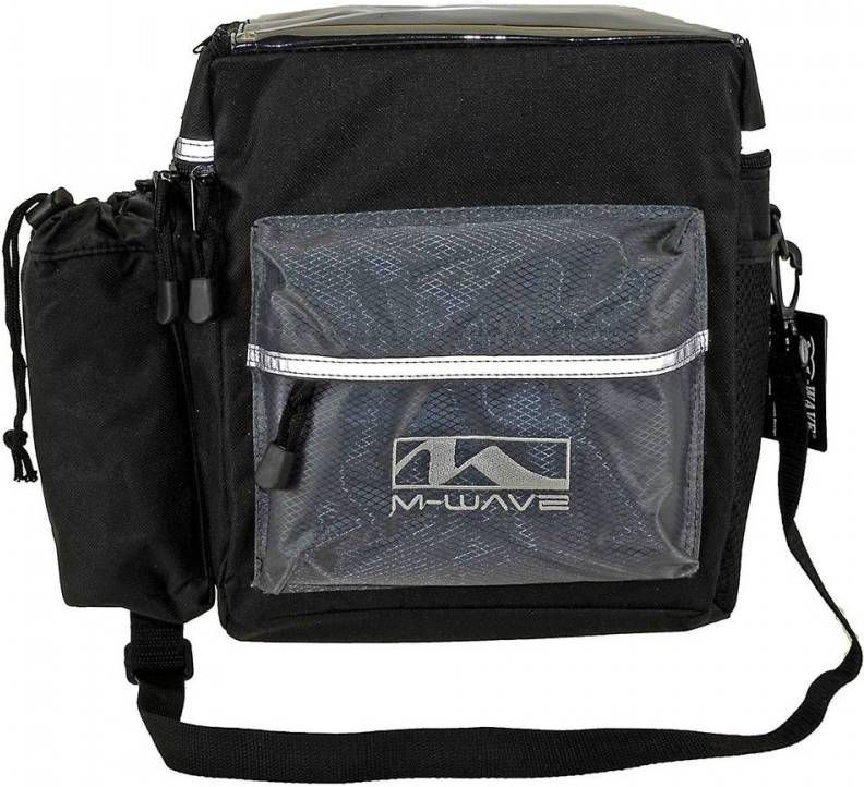 M-Wave M wave Stuurtas Utrecht 13, 8 Liter Zwart/grijs