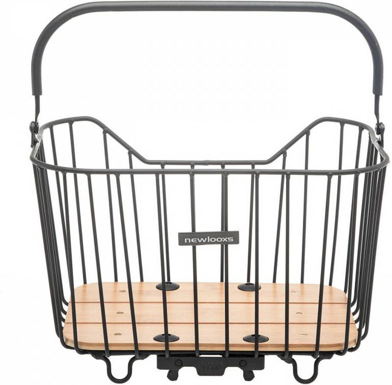 New Looxs Fietsmand Palermo Alu 24 Liter Zwart