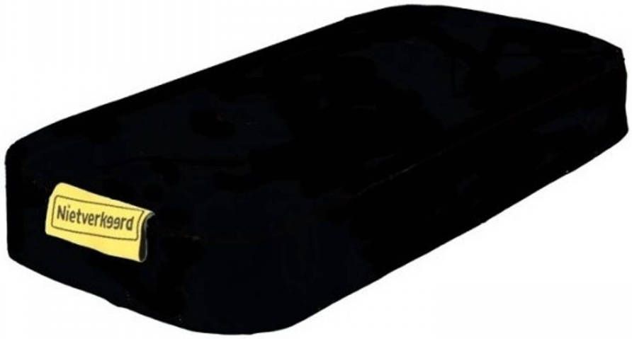 Niet Verkeerd Bagagedragerkussen Eco Zwart 32 Cm