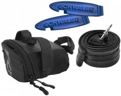 Schwalbe Zadeltas 0, 7 Liter Met Binnenband 28 X 1 Zwart