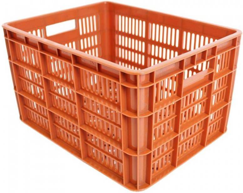 TOM Fietskrat 28, 5 Liter Bruin