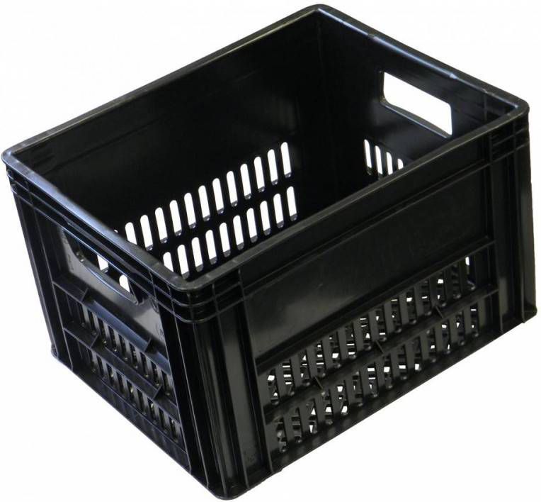 VWP Fietskrat Zwart 40 Liter