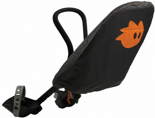 Yepp Regenhoes Voor Fietszitje Mini Zwart/oranje