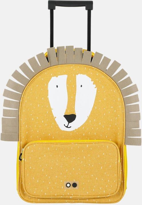 Merkloos Trixie Trolley Koffer Mr. Lion 45 X 34 Cm Geel