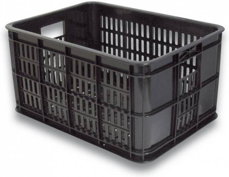 Basil Kunststof Fietskrat Smal Zwart