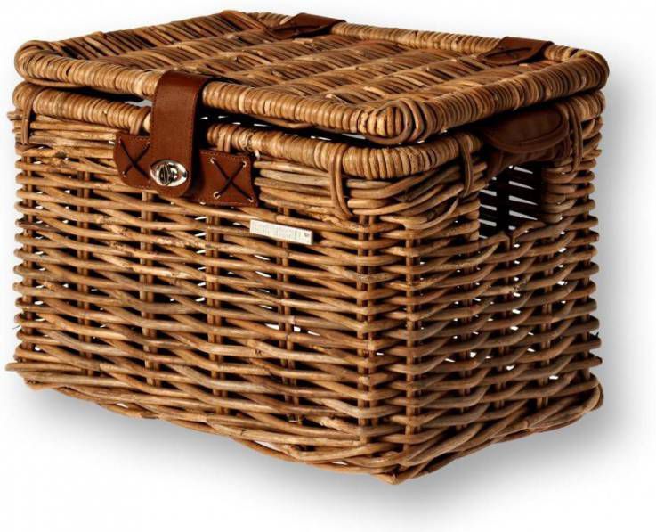 Basil Mand riet denton basket M 35x26x26 nature brown