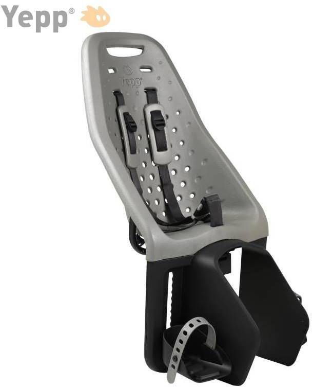 Thule Yepp Original Maxi Achterzitje Zilver Easy Fit Fietsstoeltje