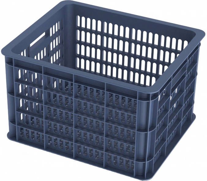 Basil fietskrat crate medium 33 liter donker Blauw Donker blauw