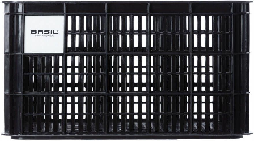 Basil gerecyclede fietskrat crate L 40 liter Zwart