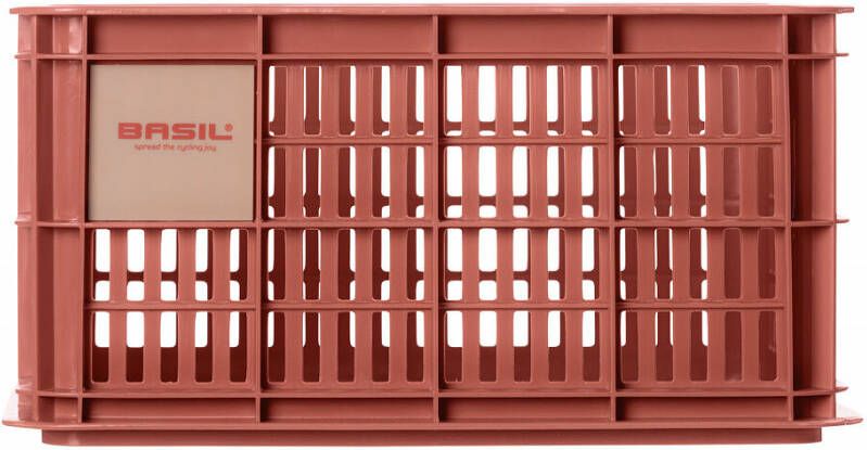 Basil gerecyclede fietskrat crate17, 5 liter Rood