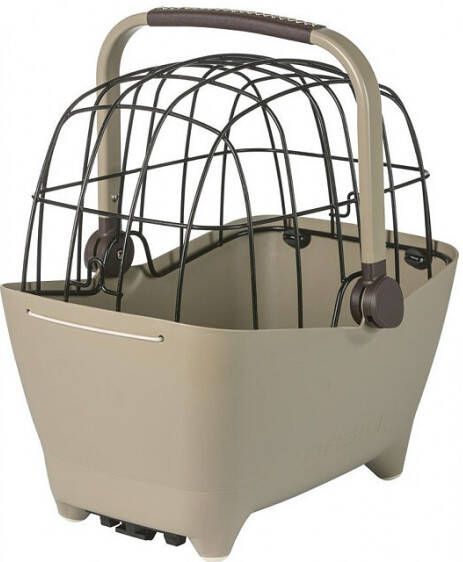 Basil Buddy Mik Hondenfietsmand Achterop Biscotti Bruin