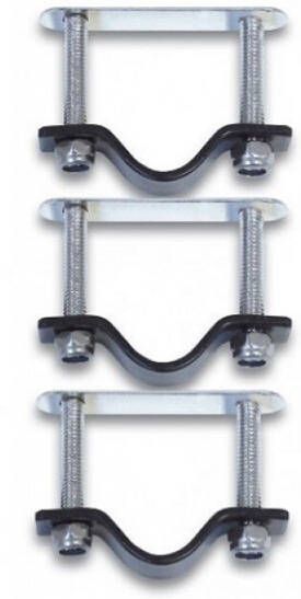 Basil Montage set Crate Mounting voor kratten en rotan manden verzinkt Grijs