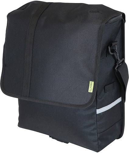 Dresco Pakaftas/schoudertas 20 Liter Nylon Zwart