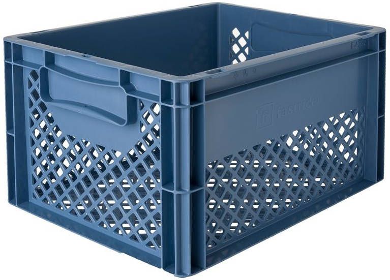 FastRider fietskrat medium blauwgrijs Blauw