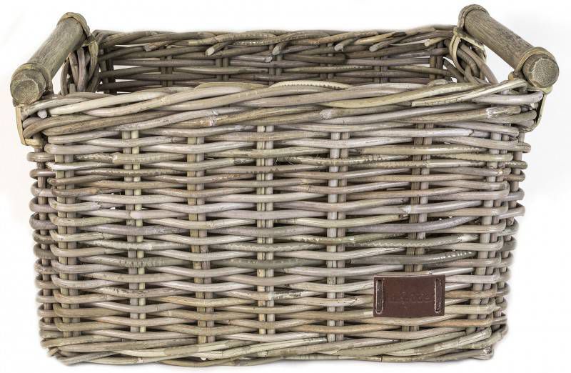 FastRider fietsmand bamboo 26 liter naturel Beige