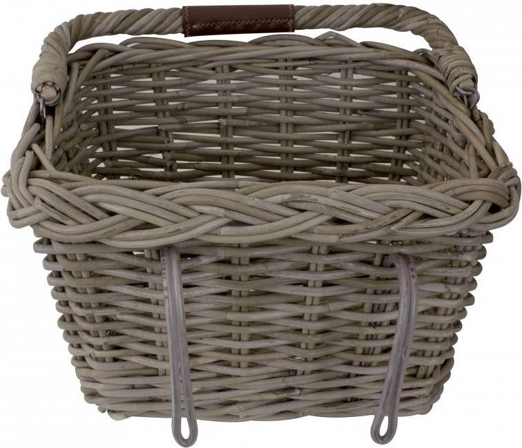 Fastrider Rattan Basket Square Fietsmand Lichtbruin