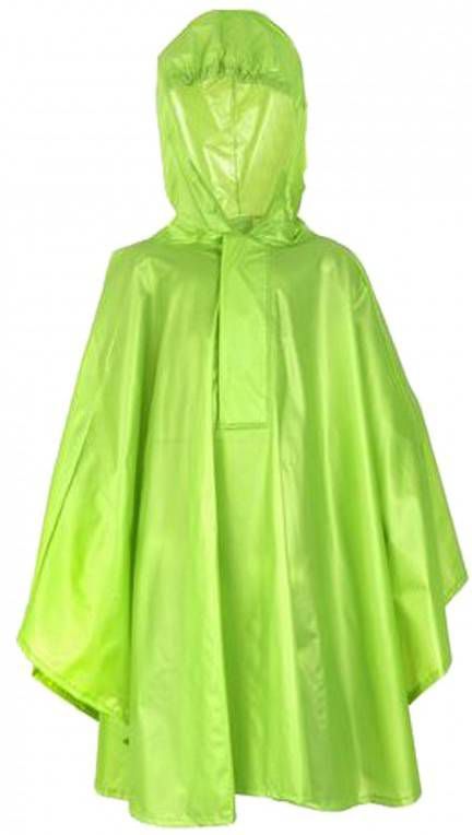FastRider Poncho Basic kids lime 110 122