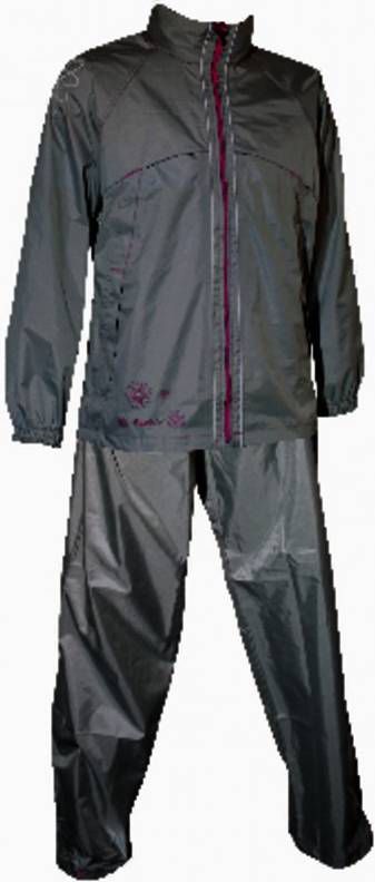 FastRider Regenpak Youth Graphic Grey 140 Grijs