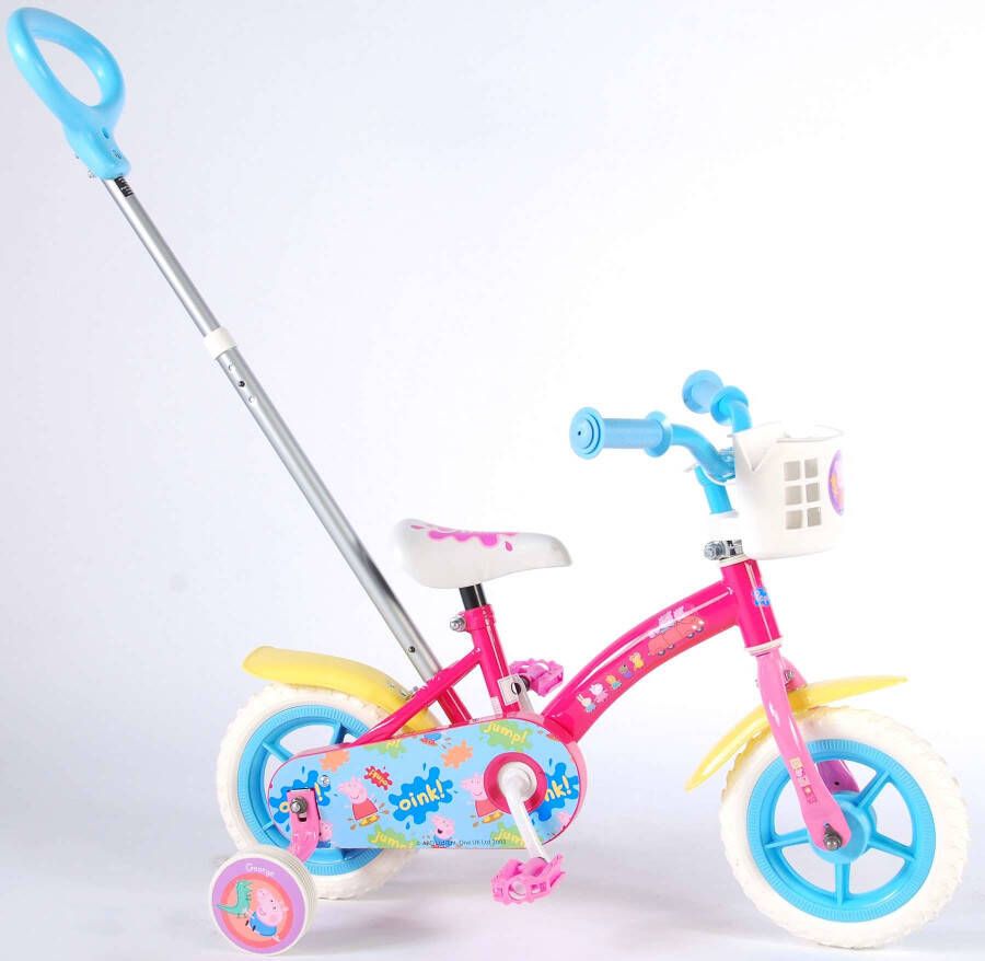 Fietsaccessoires Duwfiets 10 Inch 18 Cm Meisjes Doortrapper Roze