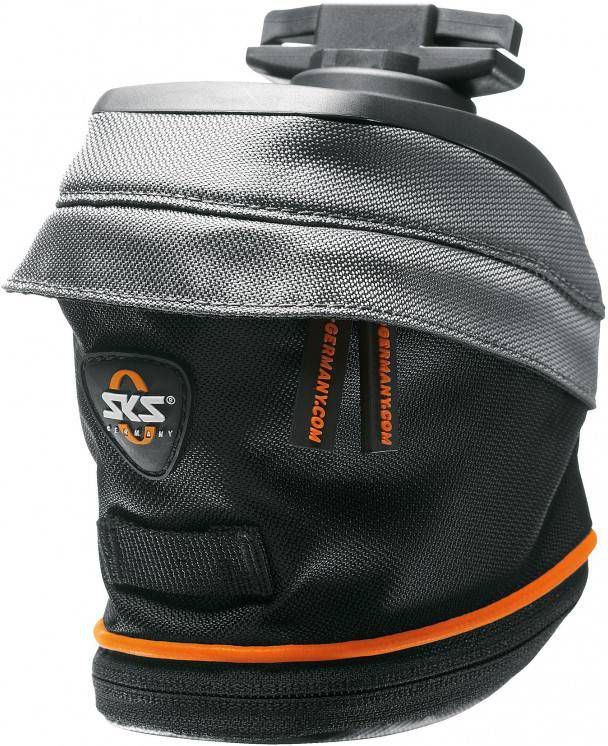 Sks zadeltas race bag s 0,8 liter zwart/grijs