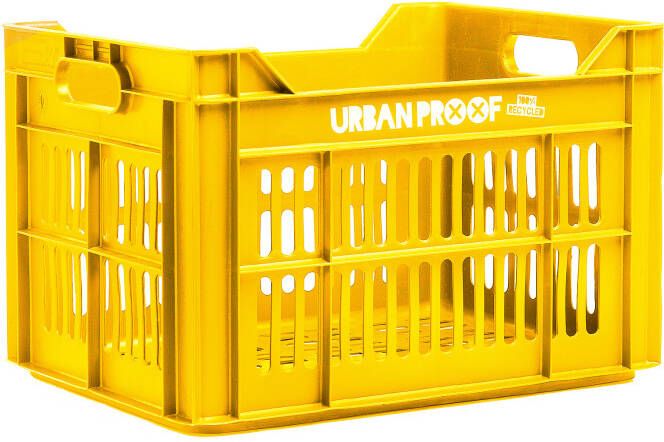 URBAN PROOF Fietskrat 30 Liter Polypropyleen Geel