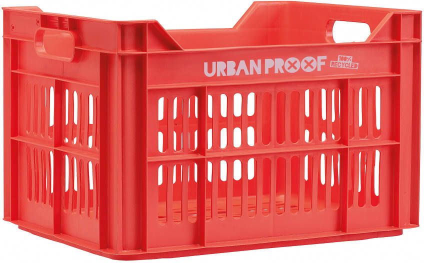 Urban Proof gerecyclede fietskrat 30L oranje rood Oranje
