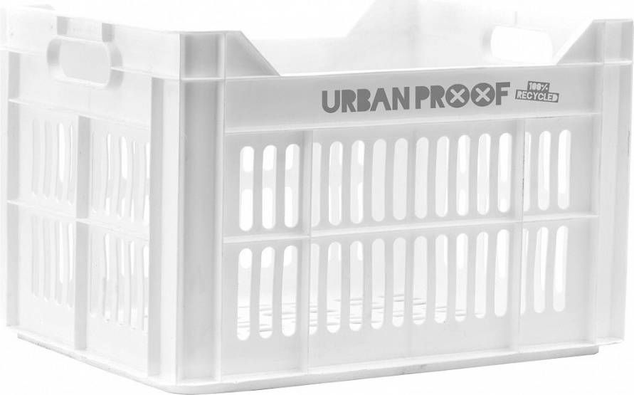 URBAN PROOF Fietskrat 30 Liter Polypropyleen Wit