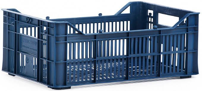 Urban Proof gerecyclede fietskrat 7L donker blauw Donker blauw