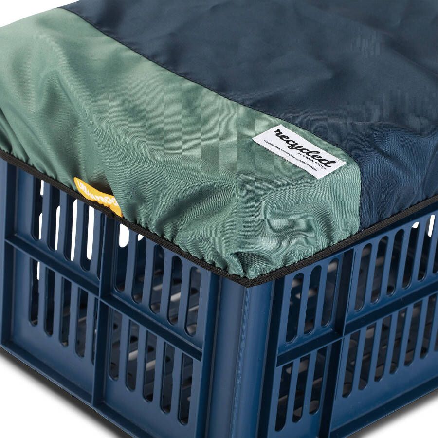 URBAN PROOF Recycled Fietskrat Fietsmand Hoes Zwart Grijs Copy